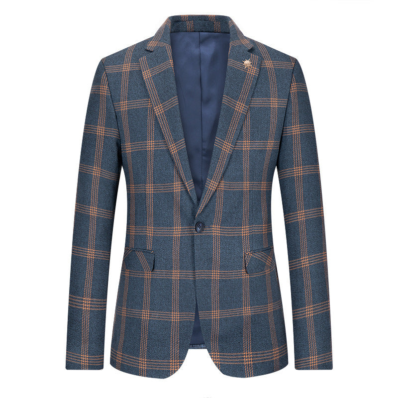 Men's Trendy Slim Fit Small Business Suit Casual Handsome Coat