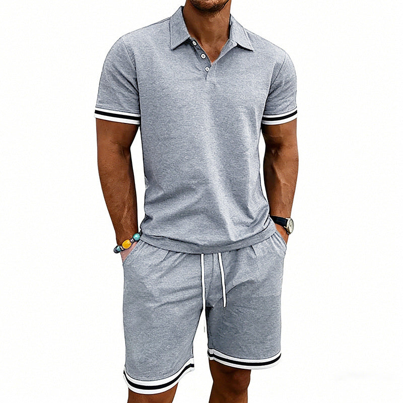 European American Sports And Leisure Lapel Short Sleeves