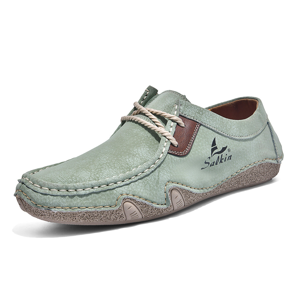 Men's Low-cut Casual Shoes With Front Laces