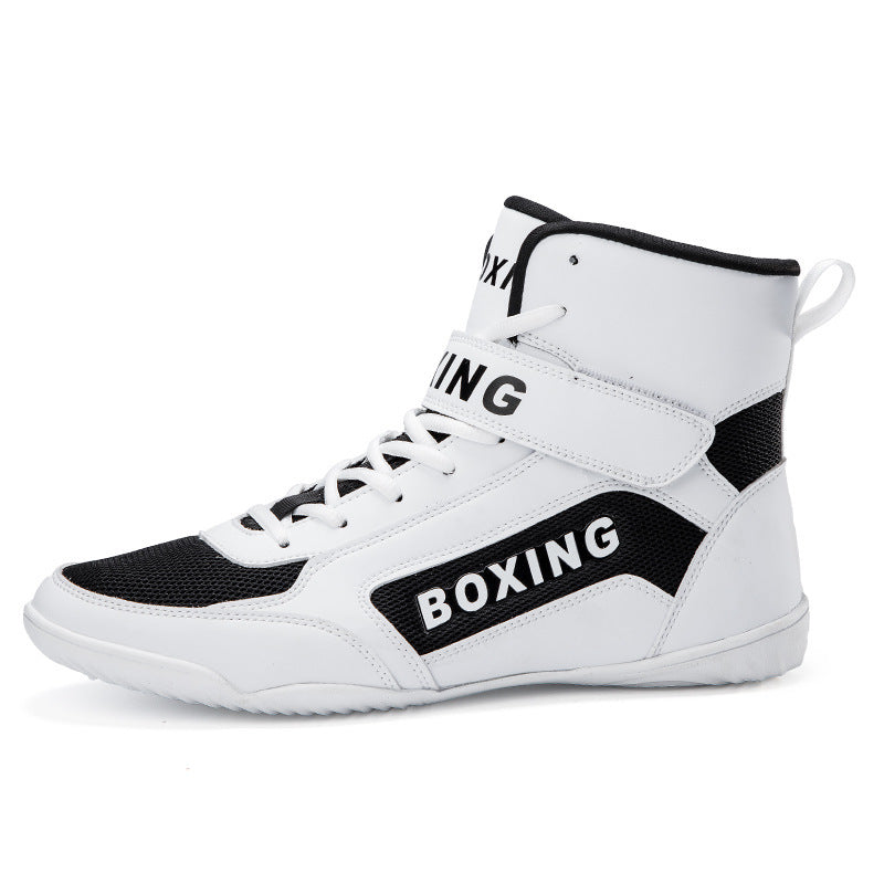 High-top Anti-slip Drop-resistant Wear-resistant Wrestling Shoes
