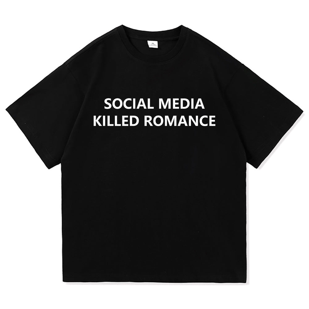 Fashionable Men's And Women's Short Sleeves