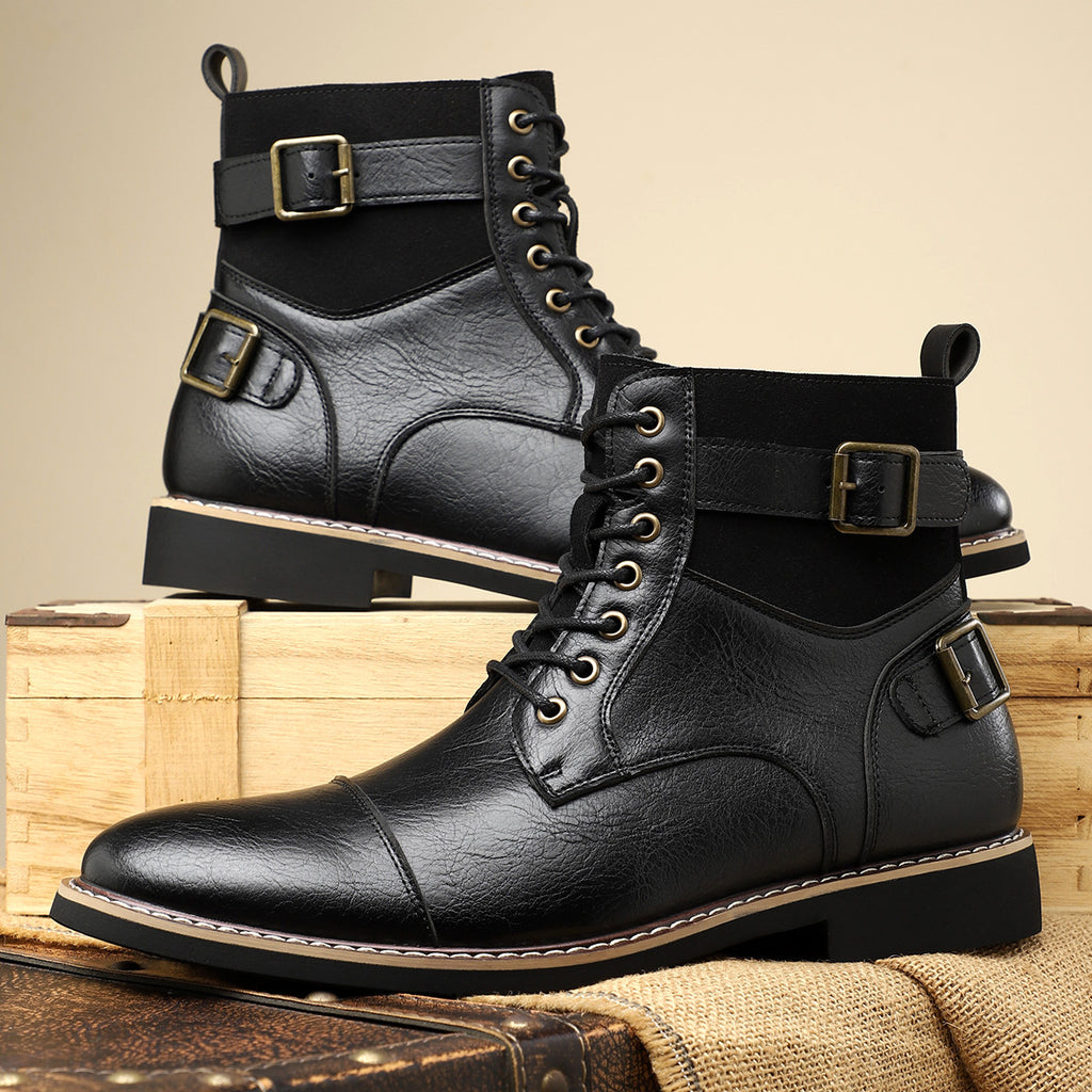 Men's Retro Pointed-Toe Slip-On Boots - Coalboyz product image 8