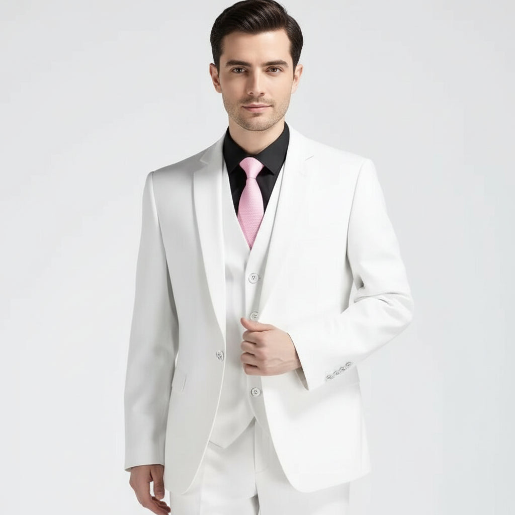 Business Casual Men's Three-piece Groom Suit
