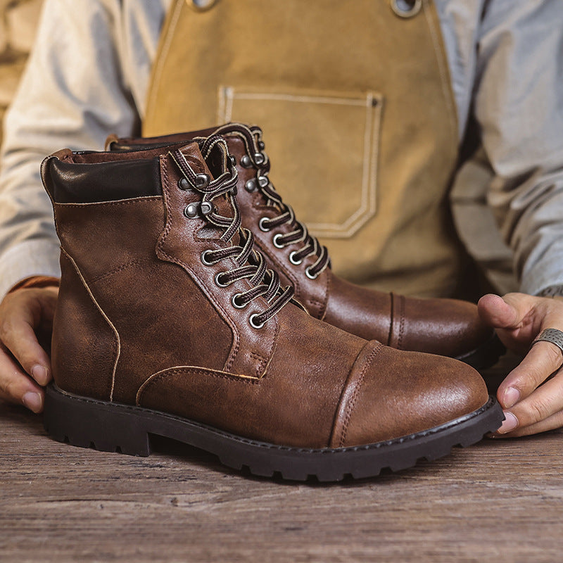 Men's High-Top Chunky Work-Style Boots - Coalboyz product image 4
