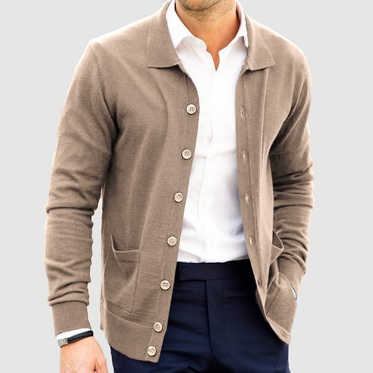 Loose Slimming And Fashionable Single-breasted Sweater Coat