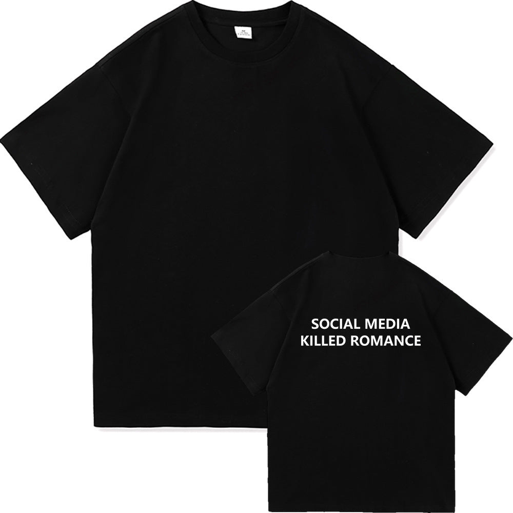 Fashionable Men's And Women's Short Sleeves
