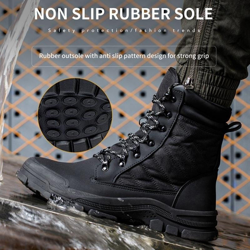 Men's High-Top Reinforced Work Boots – product photo
