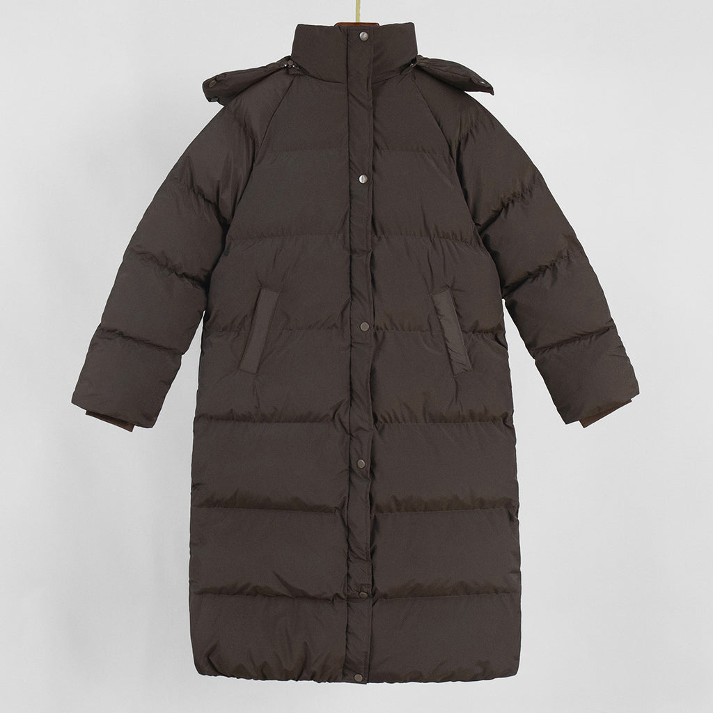 Women's Long Hooded Padded Winter Coat - Coalboyz product image 9